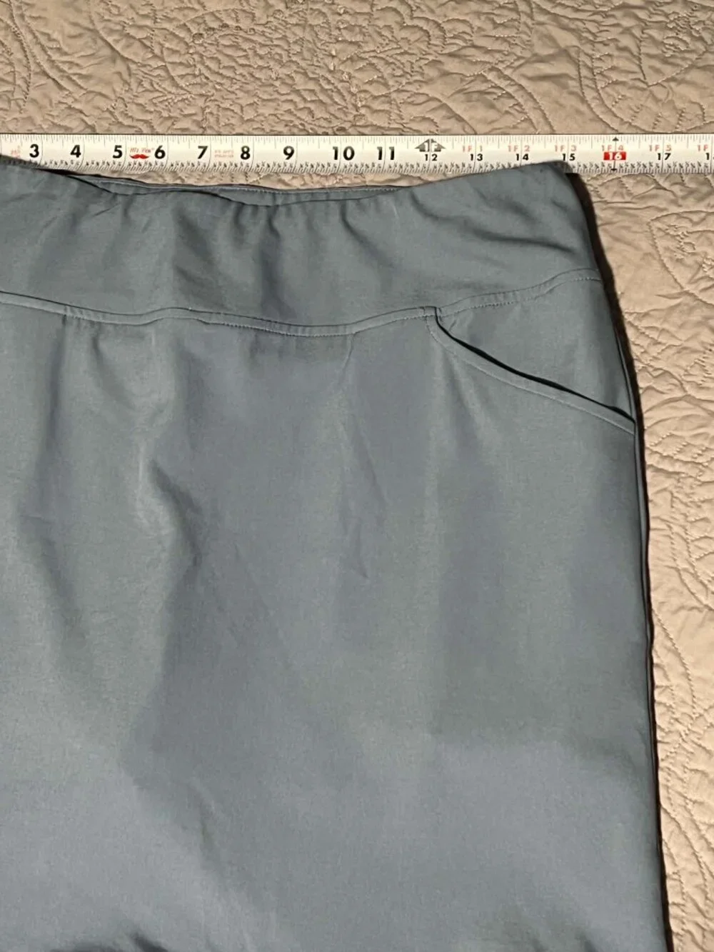 Ayreh Athletic Skort Ruffle Hem Blue/Grey Size M